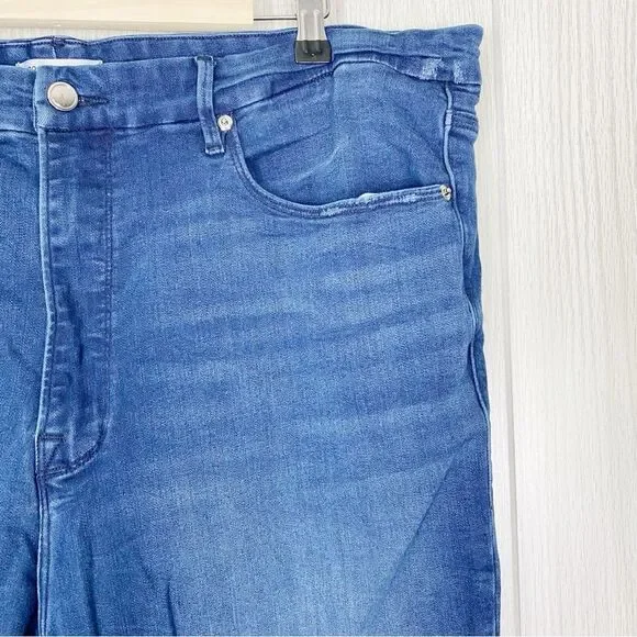 Good American | High Rise Good Waist Ankle Skinny Jeans Size 24 - Picture 4 of 12